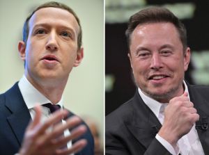 Mark Zuckerberg appears on the left in this collage. Elon Musk appears on the right.