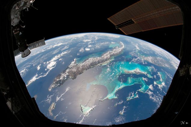 A view of planet Earth from space.