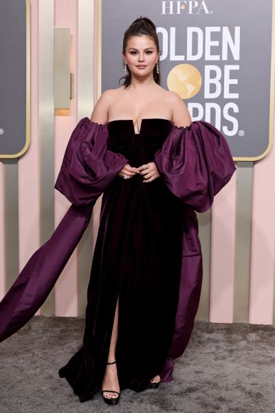 Image: Selena Gomez 2023, Golden Globe Awards.