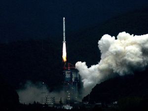 China Launches Its First Lunar Probe