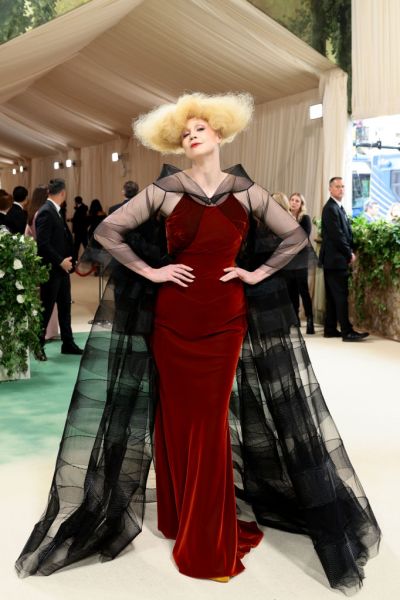 NEW YORK, NEW YORK - MAY 06: Gwendoline Christie attends The 2024 Met Gala Celebrating "Sleeping Beauties: Reawakening Fashion" at The Metropolitan Museum of Art on May 06, 2024 in New York City. (Photo by Dimitrios Kambouris/Getty Images for The Met Museum/Vogue)
