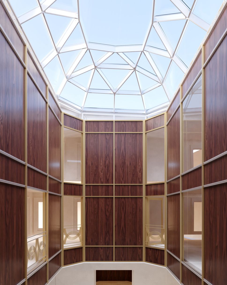 Interiors of the new Sotheby's location in Paris