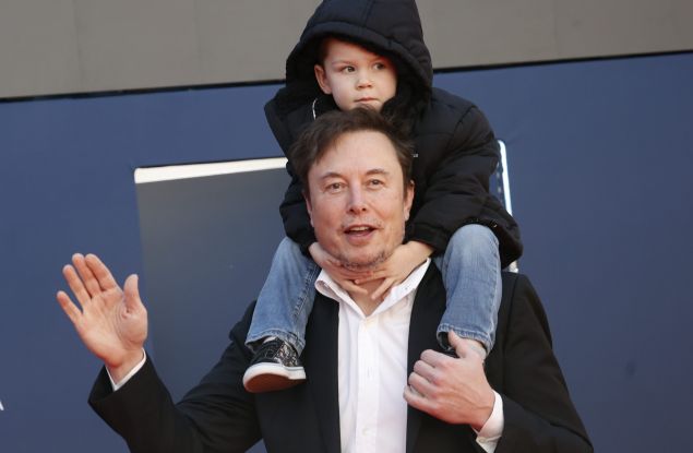 Elon Musk attends the Atreju happening organized by the Italian far right Fratelli d'Italia governate party