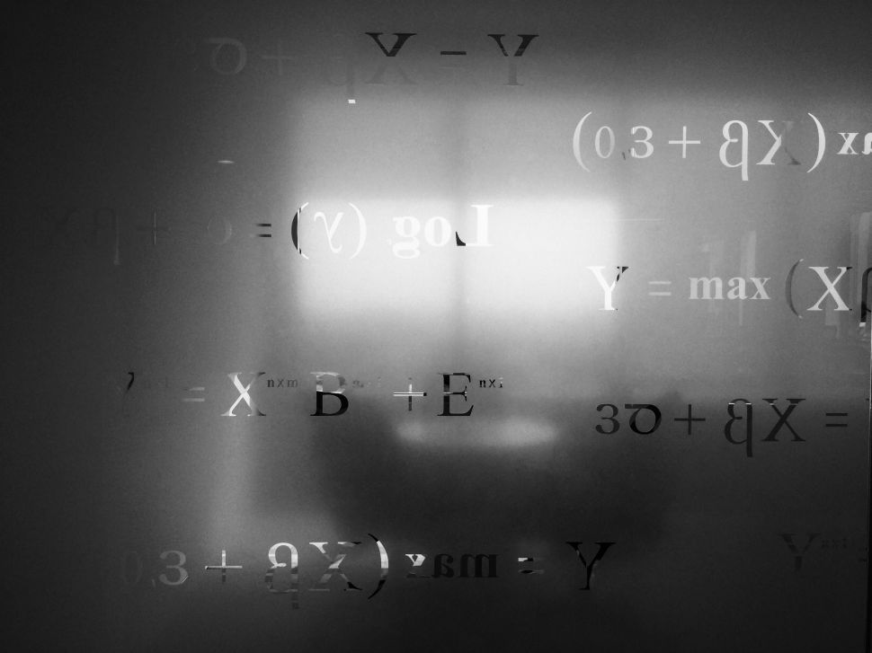 An illustration of mathematics formulas