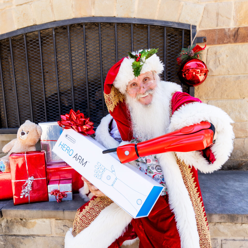 Meet BioNick! A professional Santa fitted with a bionic arm