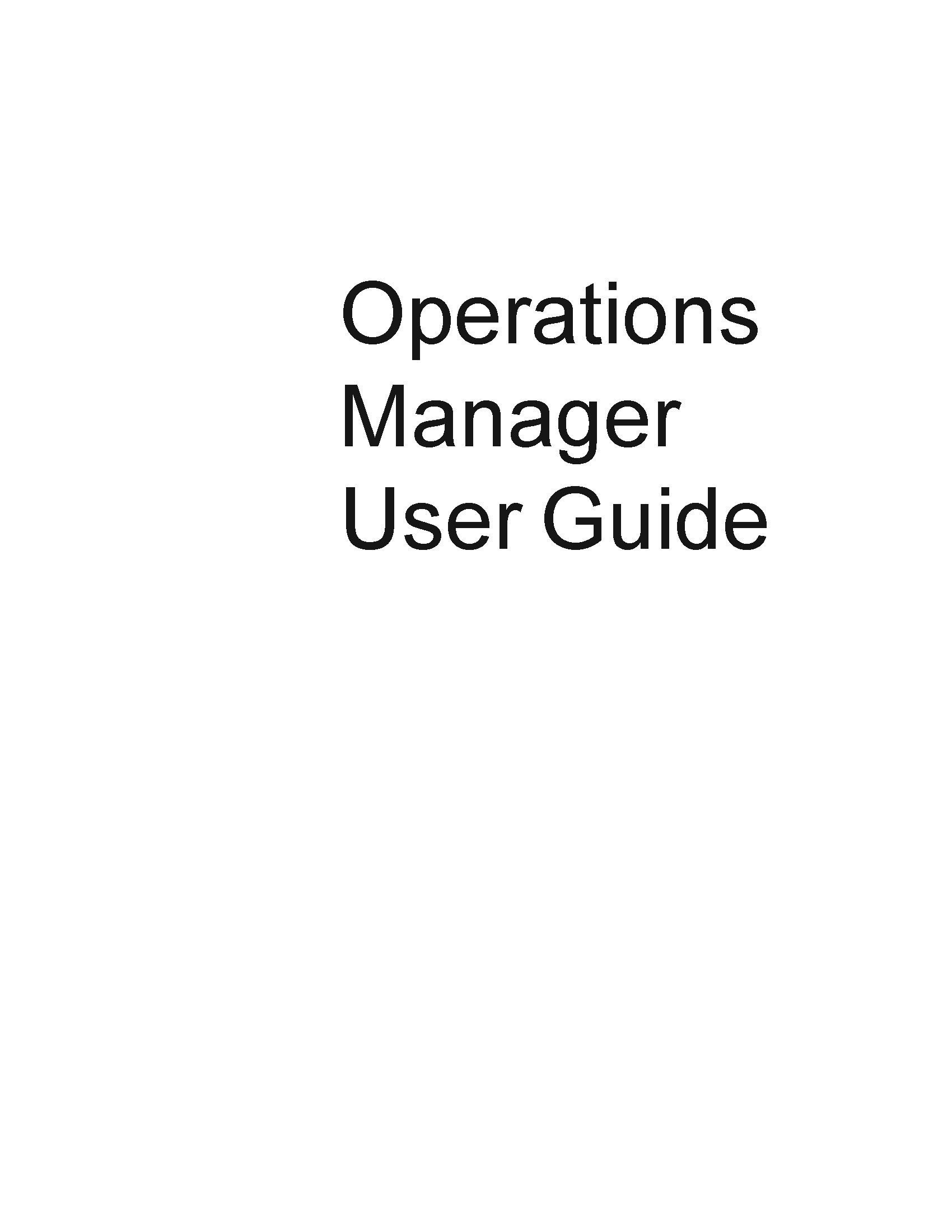 User Manual