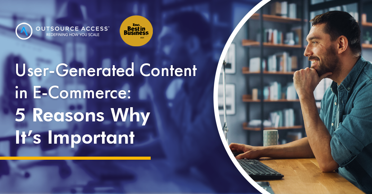 Outsource Access User-Generated Content in E-Commerce Blog Banner