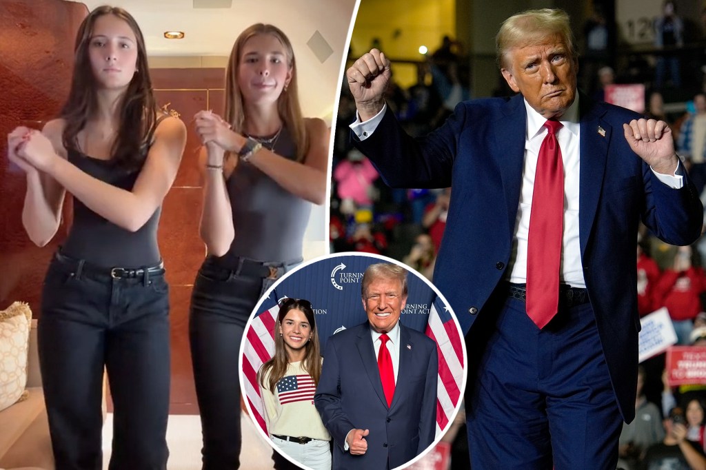 Watch Donald Trump’s granddaughter Kai, 17, imitate his ‘YMCA’ dance on private jet