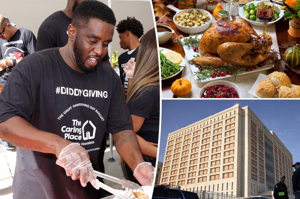 Sean ‘Diddy’ Combs’ Thanksgiving menu in prison revealed