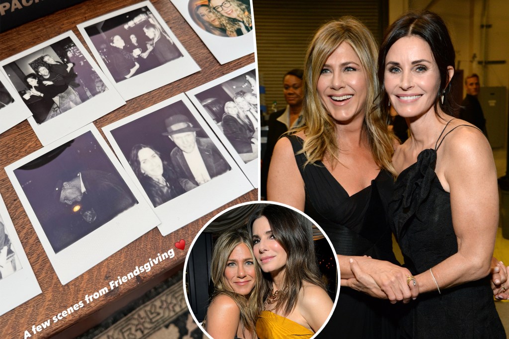 Jennifer Aniston posts heartwarming Friendsgiving pics from holiday party with Courteney Cox