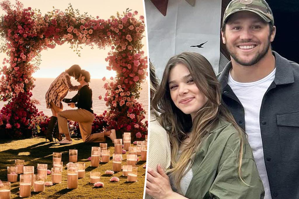 Hailee Steinfeld and Josh Allen are engaged