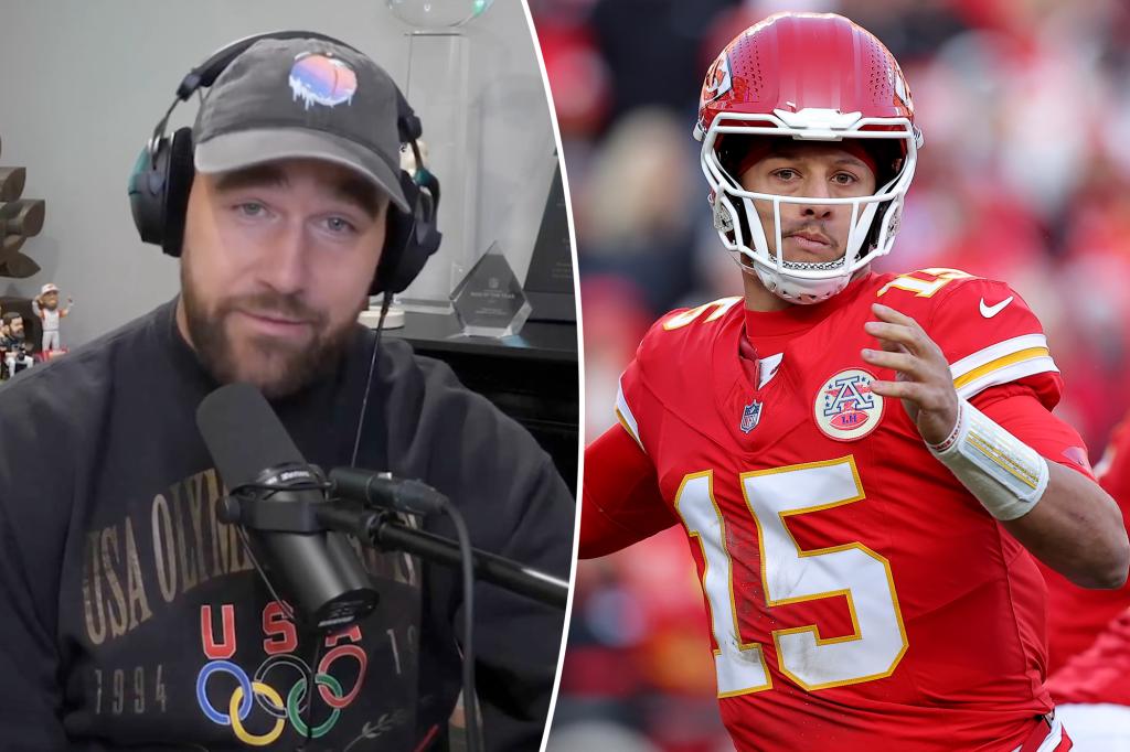 Travis Kelce says he’s not on the same page as Patrick Mahomes: ‘F–king frustrating’