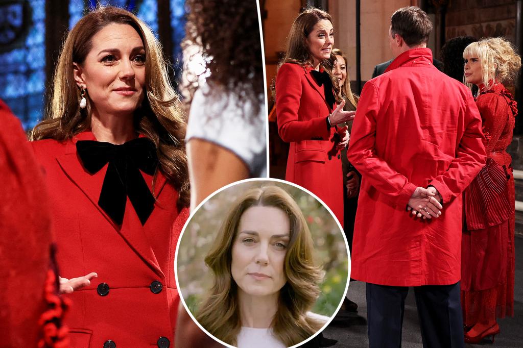 Kate Middleton makes rare comment about cancer journey during Christmas carol service