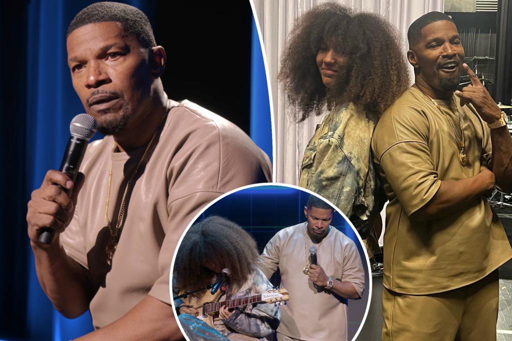 Jamie Foxx details how daughter Anelise, 16, saved his life after suffering brain bleed, stroke