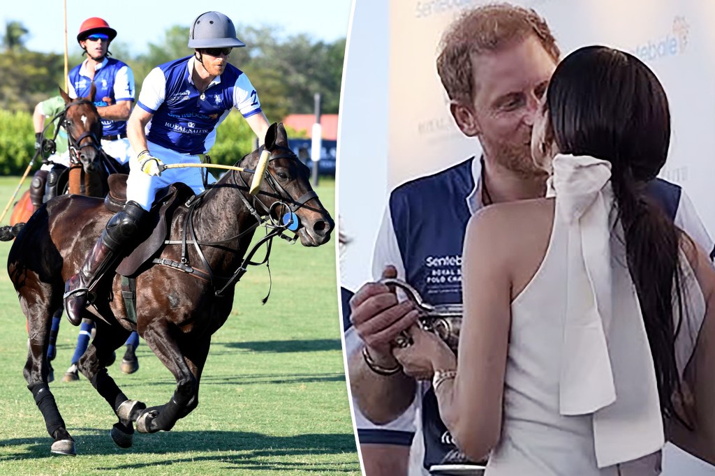 Meghan Markle and Prince Harry pack on the PDA in their Netflix ‘Polo’ cameo