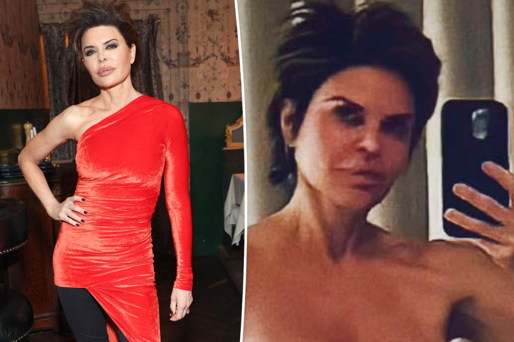 Lisa Rinna, 61, leaves nothing to the imagination in shocking New Year’s Eve selfie at spa