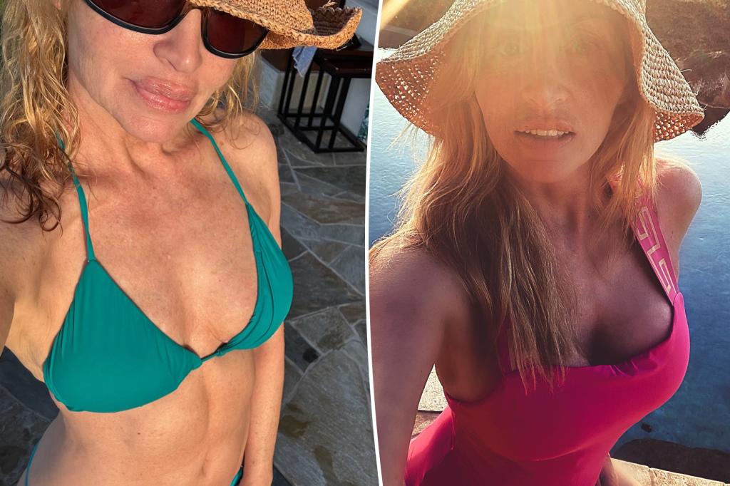 ‘RHOBH’ alum Camille Grammer shows off ‘new look’ after having breast implants removed