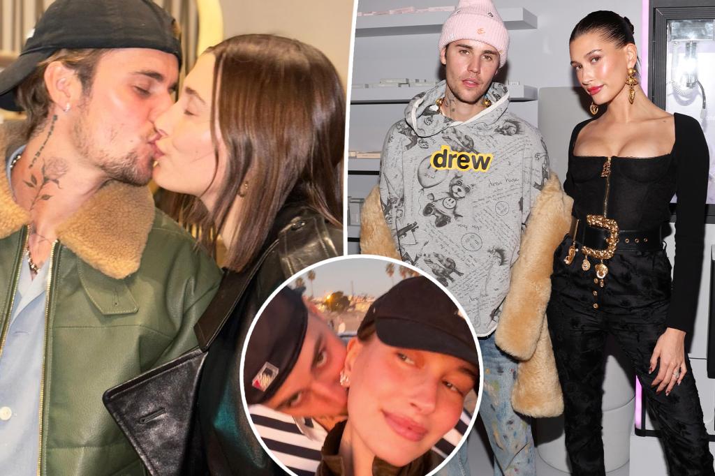 Justin Bieber kisses wife Hailey in romantic selfie after she squashed marriage trouble rumors