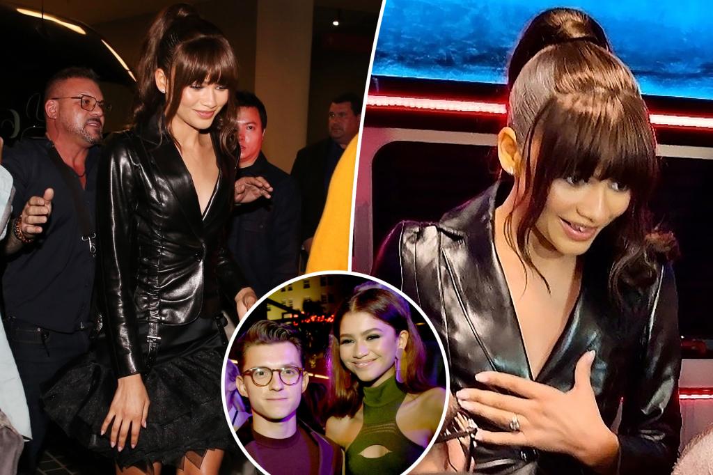 Zendaya flashes ring in first appearance since Tom Holland engagement confirmed