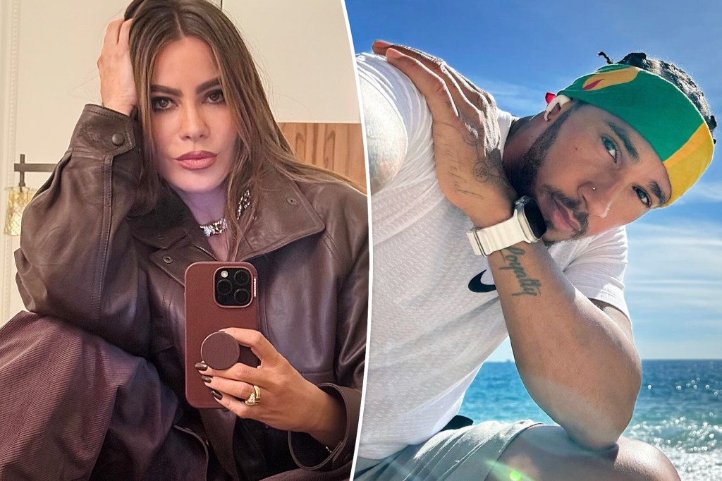 Sofía Vergara sparks romance rumors with Lewis Hamilton after saying she’s manifesting a boyfriend this year