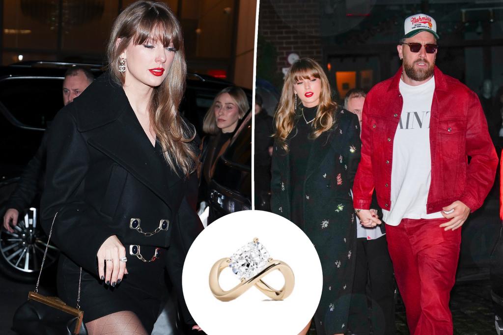 Taylor Swift fans speculate whether infinity ring singer wore in NYC means Travis Kelce engagement is imminent