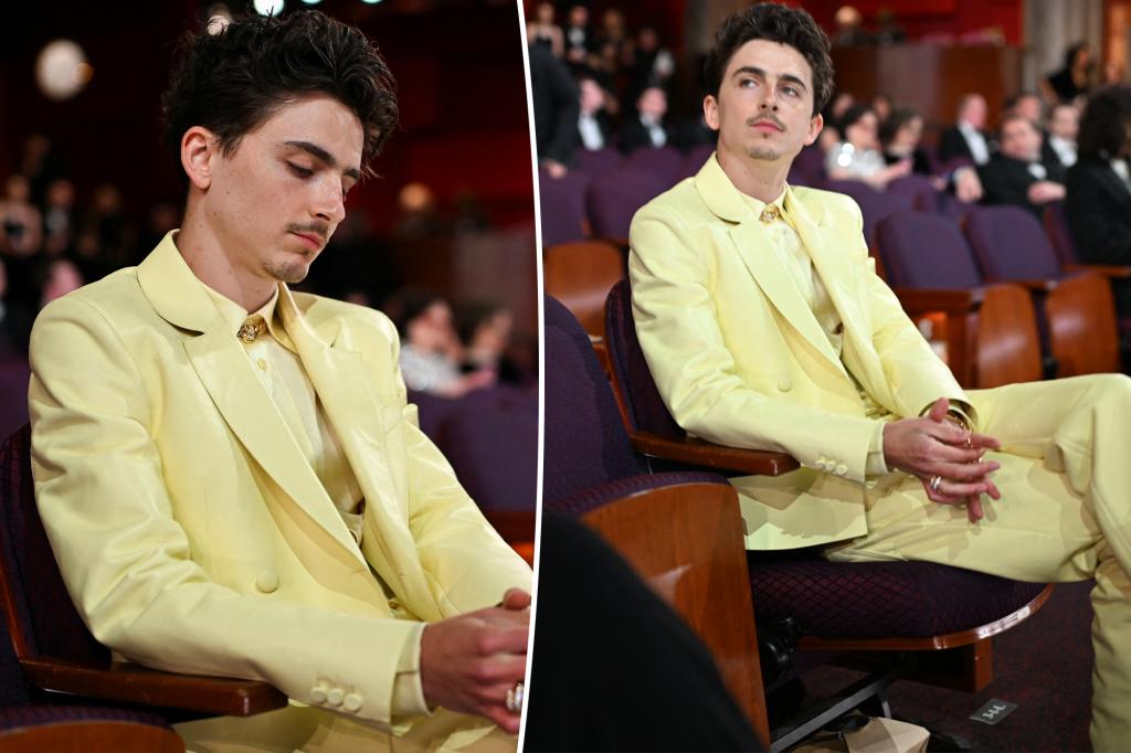 Timothée Chalamet misses his shot to be youngest best actor winner at Oscars 2025