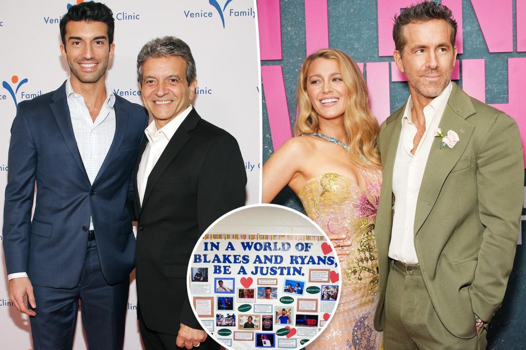 Justin Baldoni’s dad disses Blake Lively and Ryan Reynolds with shady Instagram post