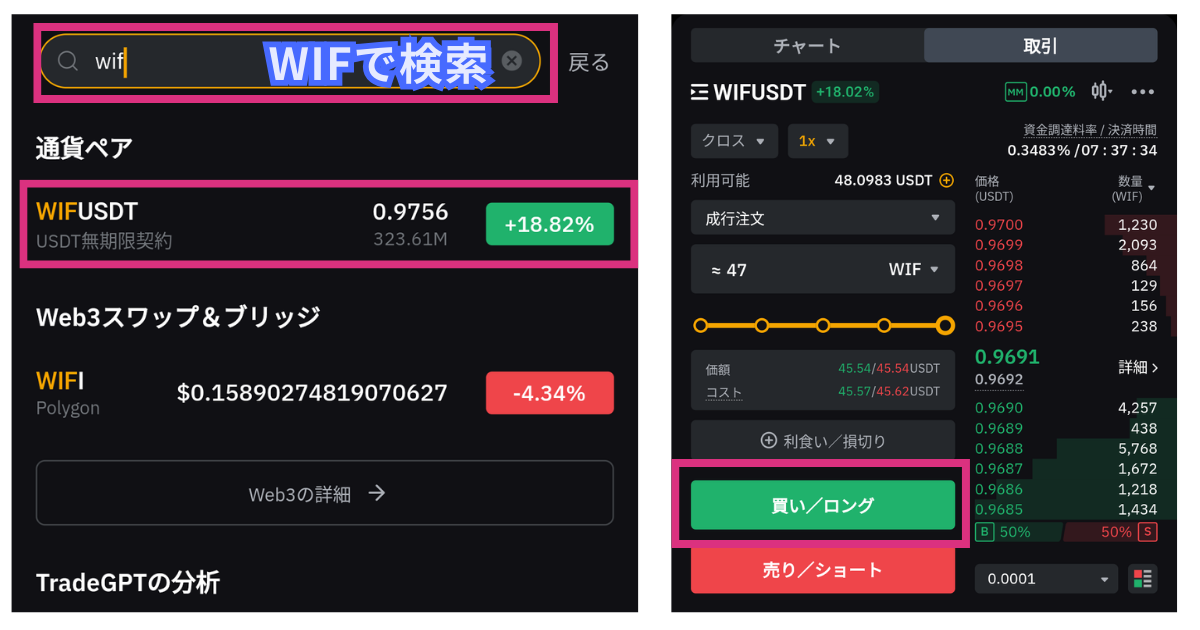 仮想通貨WIF(dogwifhat)の買い方