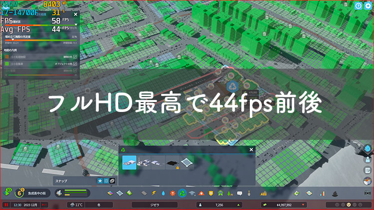 Cities: Skylines IIのフルHD最高