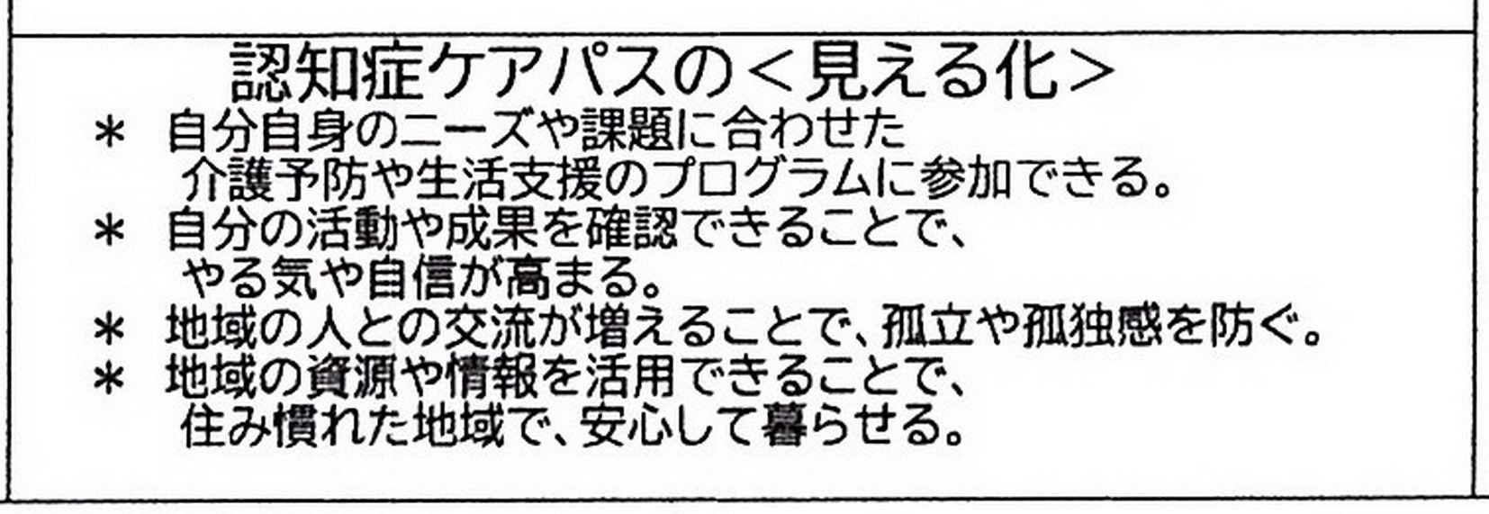 認知症ケアパス＜見える化＞試行錯誤。_f0230217_08303808.jpg