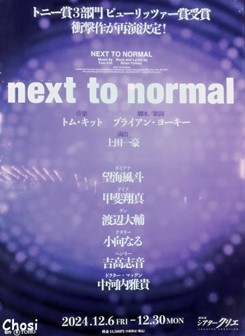 ミュージカル　next to normal_c0004750_17075269.jpg