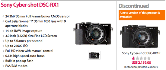Sony-RX1-camera-discontinued