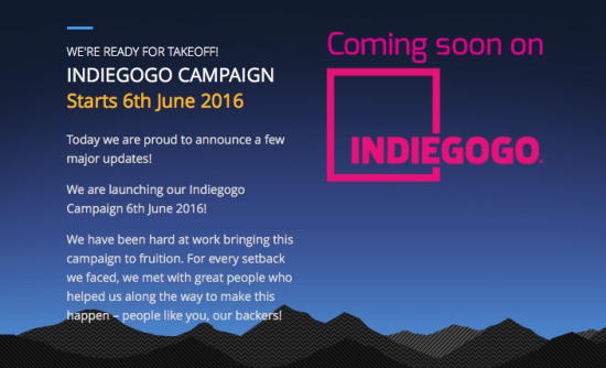 TinyMos Tiny1 camera project will be available for funding on Indiegogo