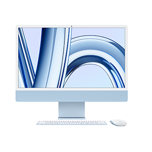 M3 iMac 24-inch in Blue