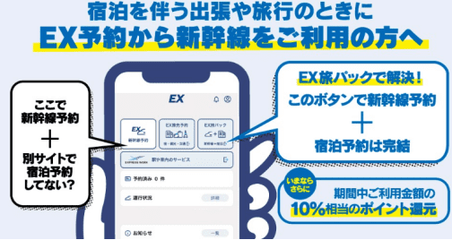 exパック旅10%還元