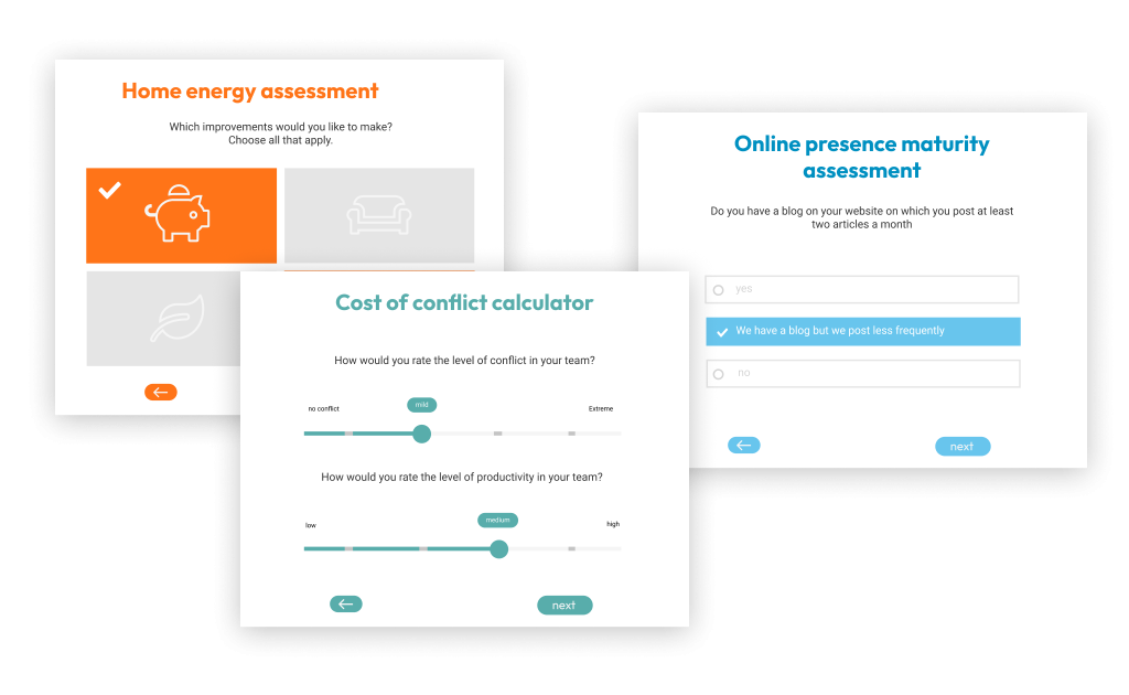 Different types of assessments