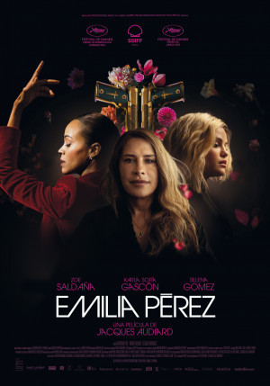 EMILIA PÉREZ movie 2024 poster.