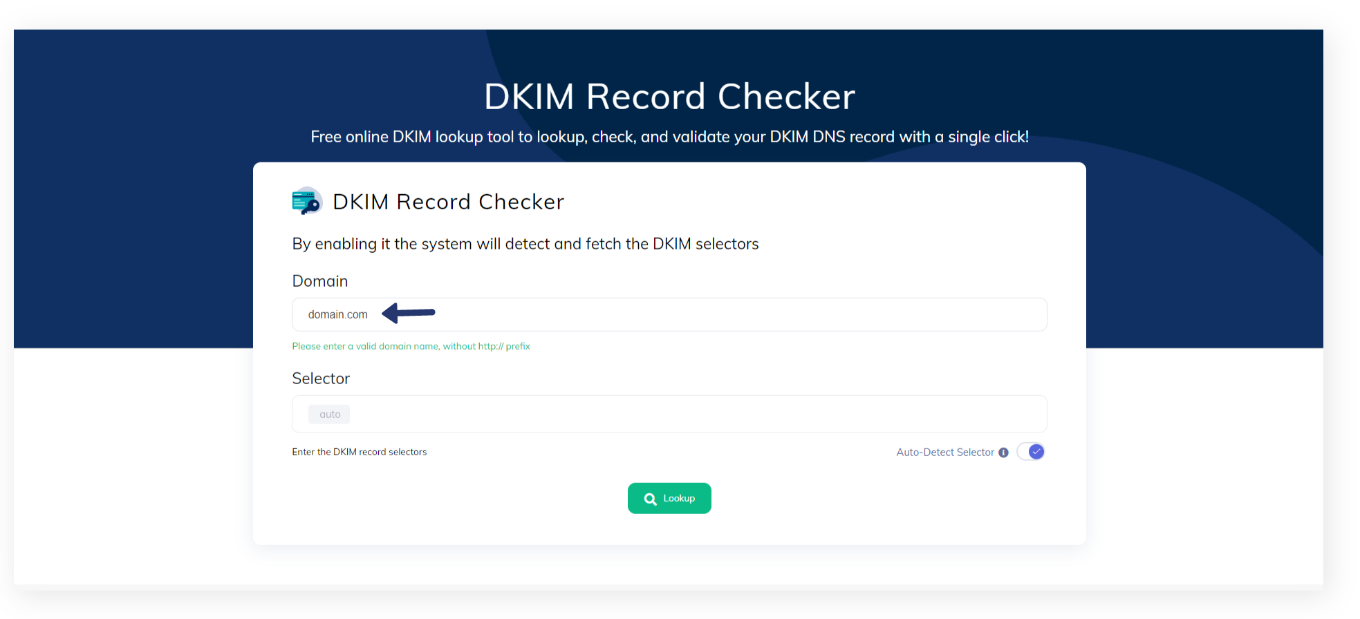 DKIM record lookup