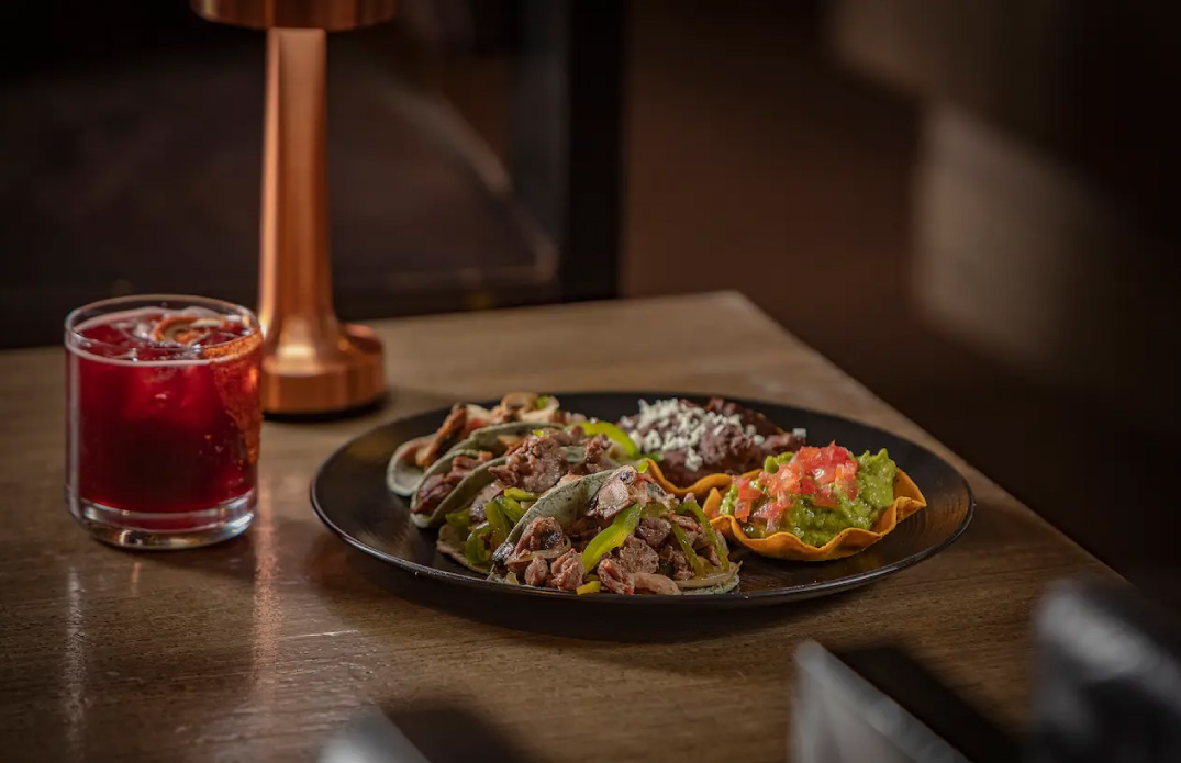 Comida mexicana en Puebla del bar en Presidente InterContinental