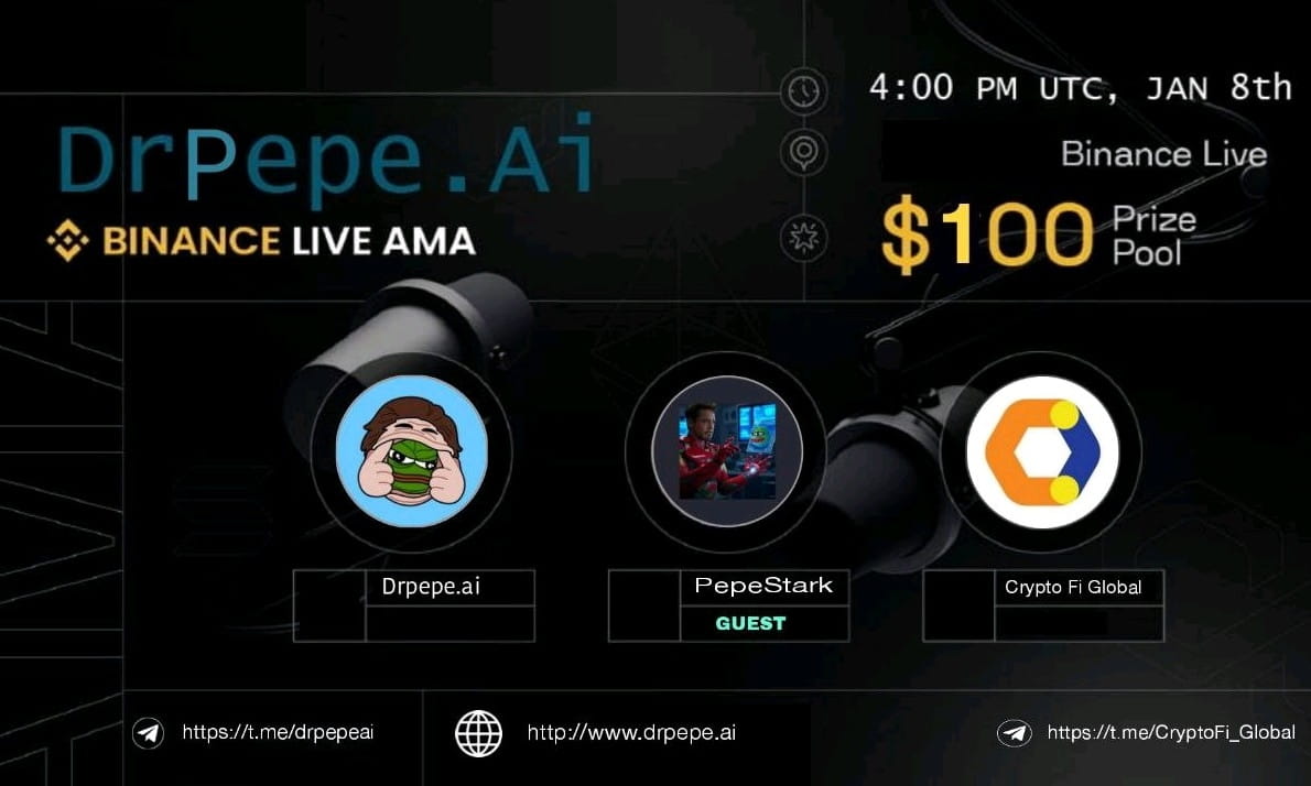 CryptoFi Binance Live AMA x DrPepe.ai 