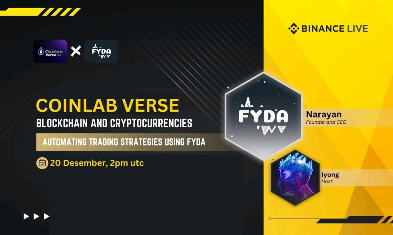 Binance Live AMA CoinLabVerse x Fyda