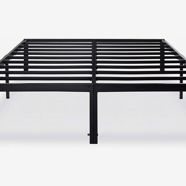 Olee Sleep 14-Inch Heavy Duty Steel Slat Platform Bed, Queen