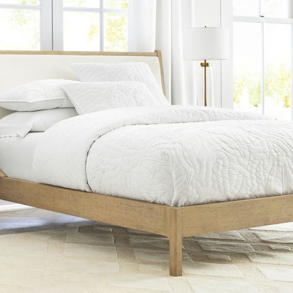 Pottery Barn Lyell Upholstered Bed (Queen)