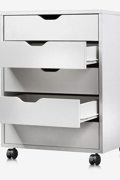 DEVAISE 5-Drawer Chest With Wheels