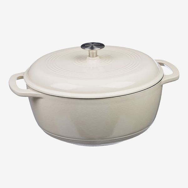 AmazonBasics Enameled Cast Iron Covered Dutch Oven