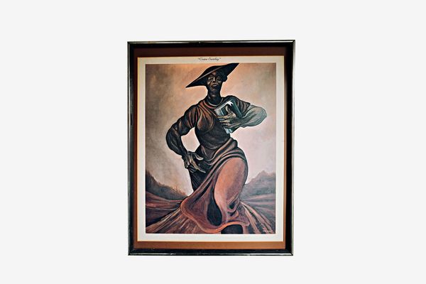 Blk Mkt Vintage Ernie Barnes Come Sunday Original Lithograph