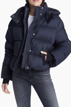 Moose Knuckles Women’s Prospect Down Hooded Puffer Coat