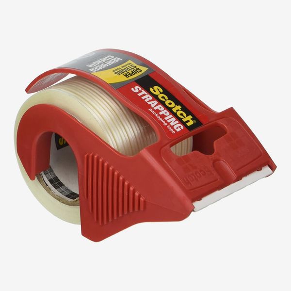 Scotch MMM50 Reinforced Strength Shipping Tape, Red