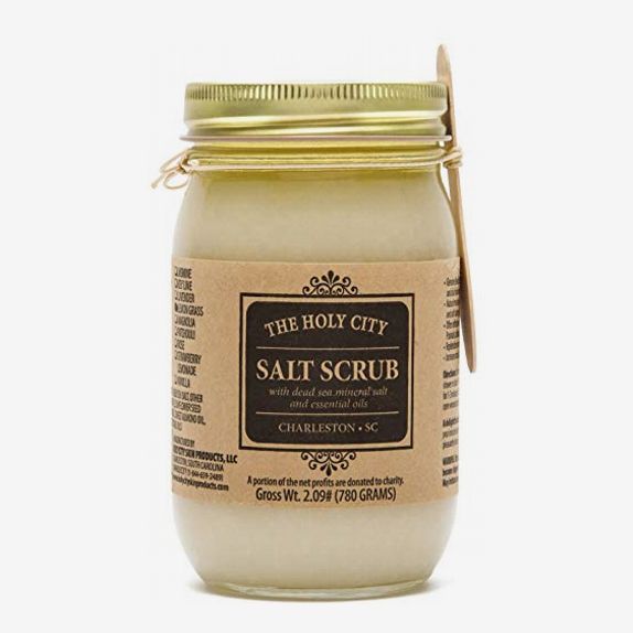 Holy City Skin Exfoliating Body Scrub Pure Dead Sea Salt Scrub for Hands and Body