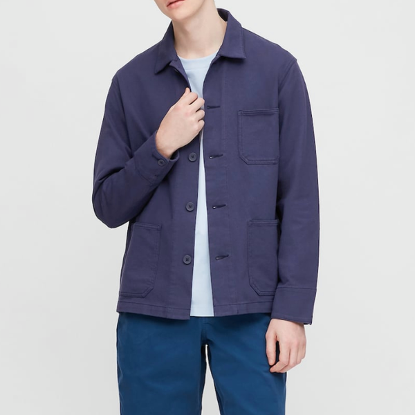 Uniqlo Washed-Jersey Work Jacket